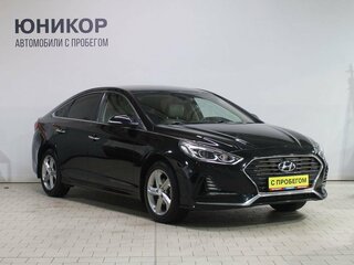 2019 Hyundai Sonata VII (LF) Рестайлинг, чёрный, 1749000 рублей, вид 3