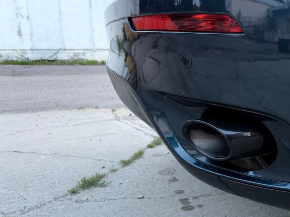 2013 BMW X6 35i I (E71) Рестайлинг, синий - вид 34