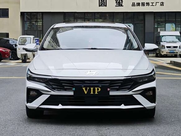2023 Hyundai Elantra N Line VII (CN7) Рестайлинг, белый, 1649000 рублей - вид 2
