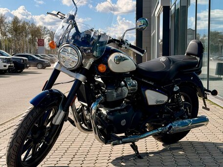 2026 Royal Enfield Super Meteor, голубой, 792000 рублей, вид 5
