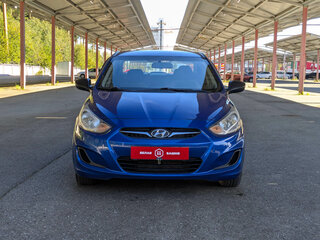2012 Hyundai Solaris I, синий, 799900 рублей, вид 3