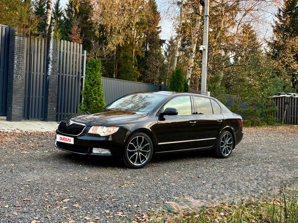 2012 Skoda Superb II, коричневый, 1150000 рублей