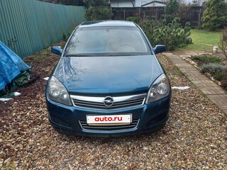 2007 Opel Astra H Рестайлинг, синий, 535000 рублей, вид 2