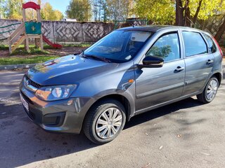 2015 Lada (ВАЗ) Kalina II, серый, 380000 рублей, вид 2