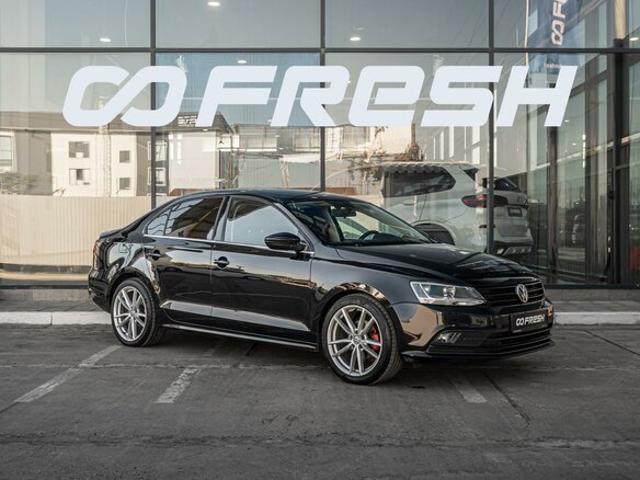 2016 Volkswagen Jetta VI Рестайлинг, чёрный