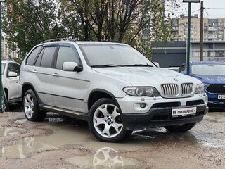 2004 BMW X5 3.0i I (E53) Рестайлинг, серебристый, 699000 рублей, вид 3