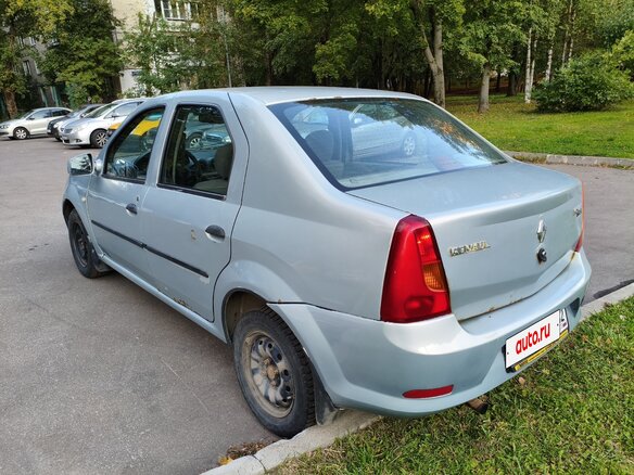 2007 Renault Logan I, серый - вид 5