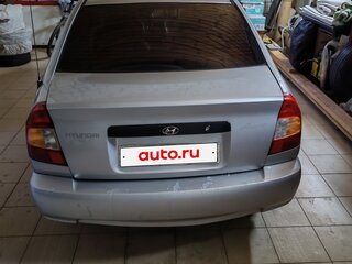 2008 Hyundai Accent ТагАЗ II, серебристый, 323000 рублей, вид 2