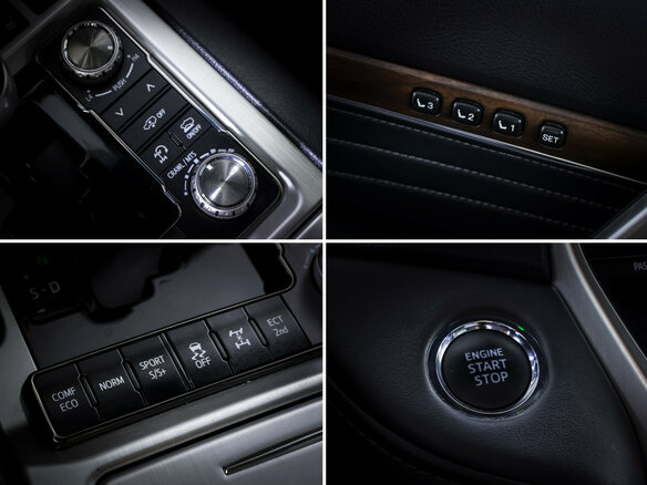 2019 Toyota Land Cruiser 200 Series Рестайлинг 2, чёрный - вид 16