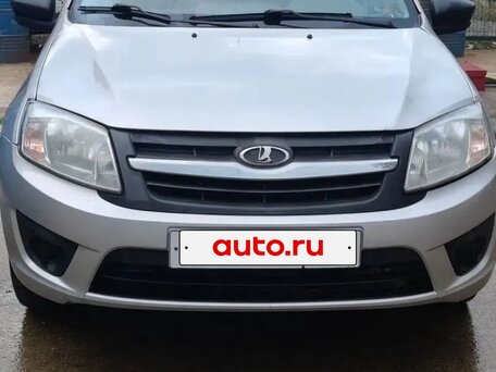2015 Lada (ВАЗ) Granta I, серебристый, 530000 рублей, вид 1