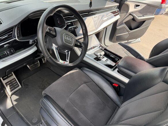 2019 Audi Q8 50 TDI I (4M), белый - вид 8