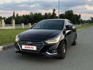2018 Hyundai Solaris II, чёрный, 1350000 рублей, вид 2