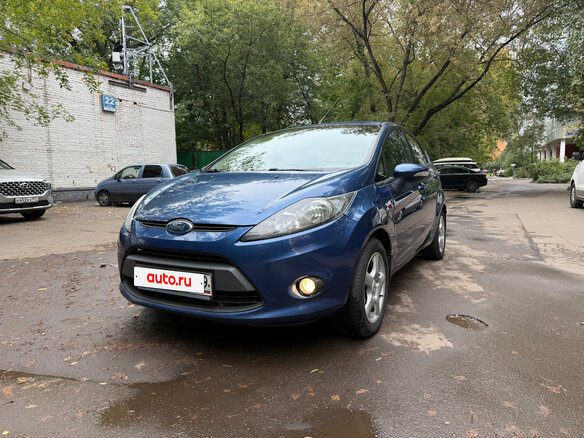 2008 Ford Fiesta Mk6, синий - вид 4