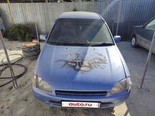 1996 Toyota Starlet V (P90), голубой, 130000 рублей, вид 2