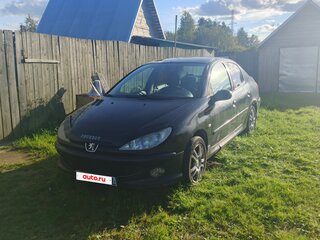 2008 Peugeot 206, чёрный, 110000 рублей, вид 2