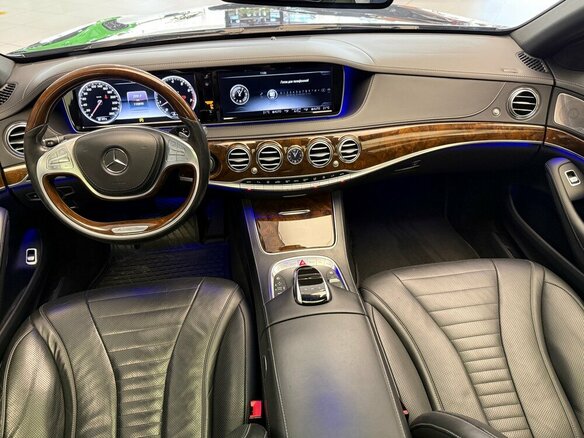 2016 Mercedes-Benz S-Класс 500 Long VI (W222, C217), синий, 3900000 рублей - вид 11