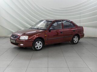 2011 Hyundai Accent ТагАЗ II, красный, 498000 рублей, вид 3