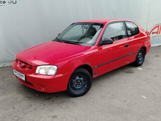 2000 Hyundai Accent I, красный, 155000 рублей, вид 2