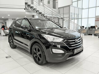 2013 Hyundai Santa Fe III, чёрный, 1360000 рублей, вид 3