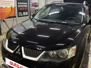 2007 Mitsubishi Outlander II, чёрный, 895000 рублей, вид 4