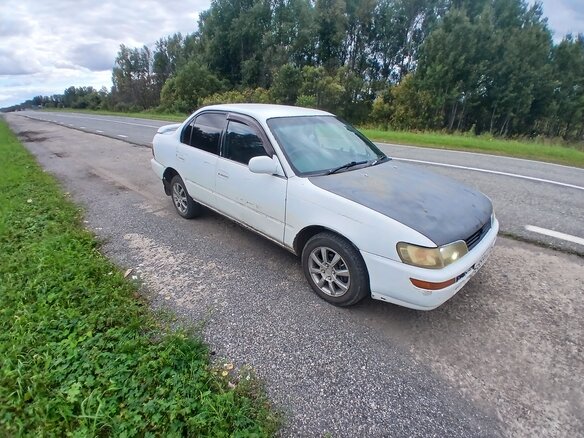 1991 Toyota Corolla VII (E100), белый, 180000 рублей - вид 2