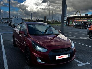 2011 Hyundai Solaris I, красный, 500000 рублей, вид 2