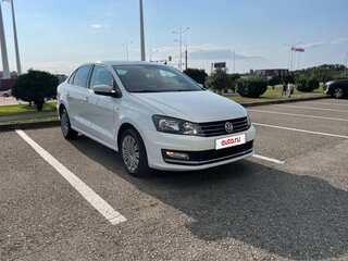 2019 Volkswagen Polo V Рестайлинг, белый, 1140000 рублей, вид 2