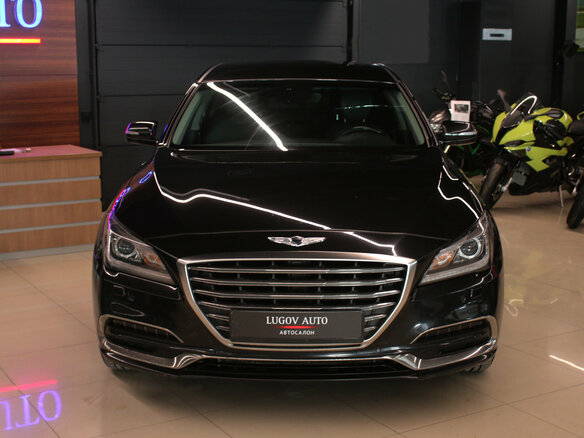 2017 Genesis G80 I, чёрный, 1888000 рублей - вид 2