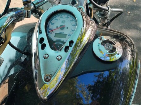 2006 Yamaha XVS400 Drag Star, чёрный, 310000 рублей, вид 3