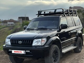 1999 Toyota Land Cruiser Prado 90 Series, чёрный, 1600000 рублей, вид 1