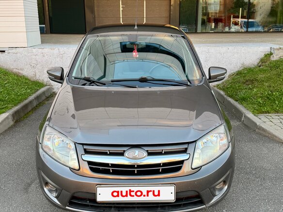 2015 Lada (ВАЗ) Granta I, коричневый, 349000 рублей - вид 1