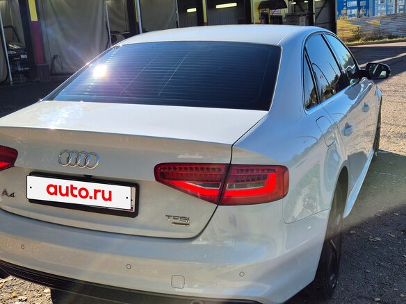 2013 Audi A4 IV (B8) Рестайлинг, белый, 1700000 рублей - вид 6