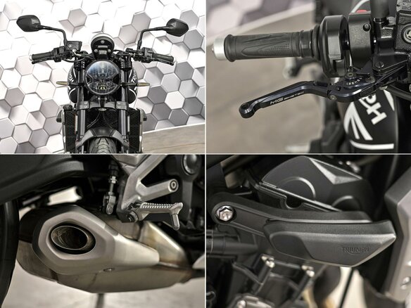 2021 Triumph Trident 660, чёрный, 727000 рублей - вид 9