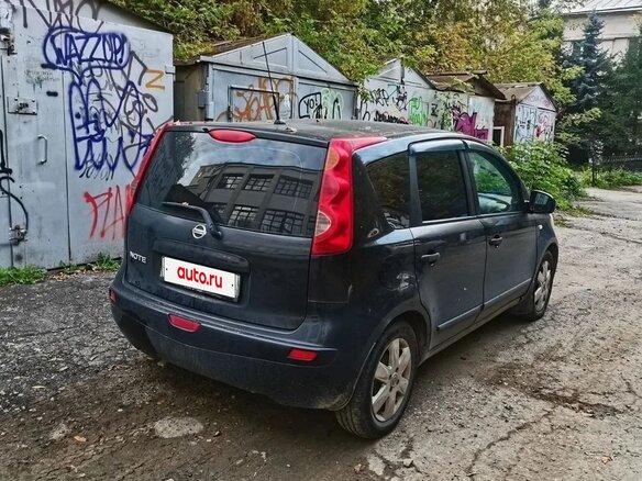 2008 Nissan Note I, чёрный, 510000 рублей - вид 3
