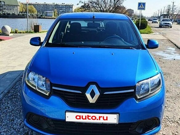 2016 Renault Logan II, синий, 950000 рублей