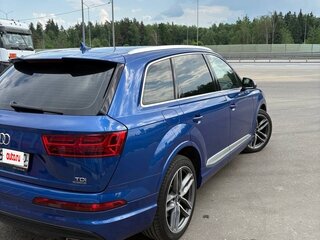 2016 Audi Q7 II (4M), синий, 3600000 рублей, вид 4