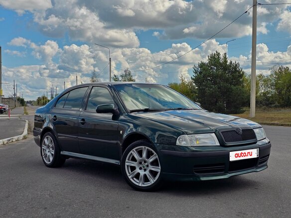 2003 Skoda Octavia I (A4) Рестайлинг, зелёный