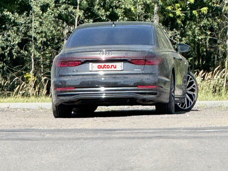 2022 Audi A8 Long 55 TFSI IV (D5) Рестайлинг, чёрный, 4775000 рублей, вид 5