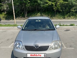 2001 Toyota Corolla Runx IX (E120, E130), серый, 520000 рублей, вид 2