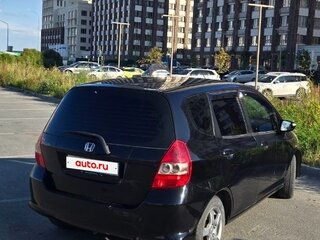 2008 Honda Jazz I Рестайлинг, чёрный, 570000 рублей, вид 4