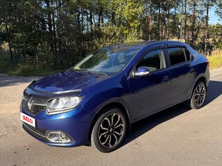 2014 Renault Logan II, синий, 730000 рублей, вид 1