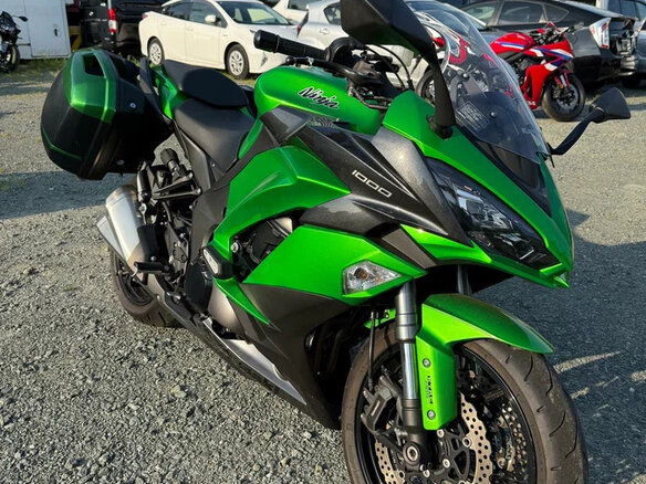 2017 Kawasaki Ninja 1000, зелёный, 985000 рублей - вид 14