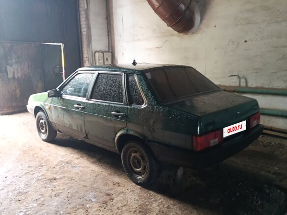 1997 Lada (ВАЗ) 21099, зелёный, 70000 рублей - вид 8