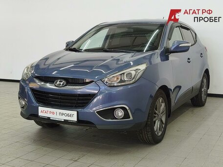 2014 Hyundai ix35 I Рестайлинг, синий, 1339000 рублей, вид 3