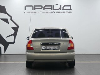 2008 Hyundai Accent ТагАЗ II, бежевый, 449900 рублей, вид 4