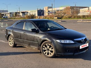 2005 Mazda 6 I (GG) Рестайлинг, чёрный, 230000 рублей, вид 2