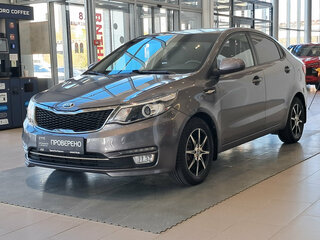 2017 Kia Rio III Рестайлинг, серый, 1073000 рублей, вид 1