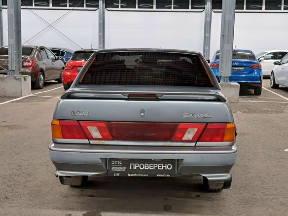 2007 Lada (ВАЗ) 2115, серый, 139000 рублей - вид 5