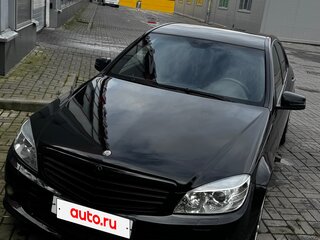 2008 Mercedes-Benz C-Класс 180 Kompressor III (W204), чёрный, 1000000 рублей, вид 2