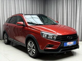 2019 Lada (ВАЗ) Vesta SW Cross I, красный, 1179000 рублей, вид 2